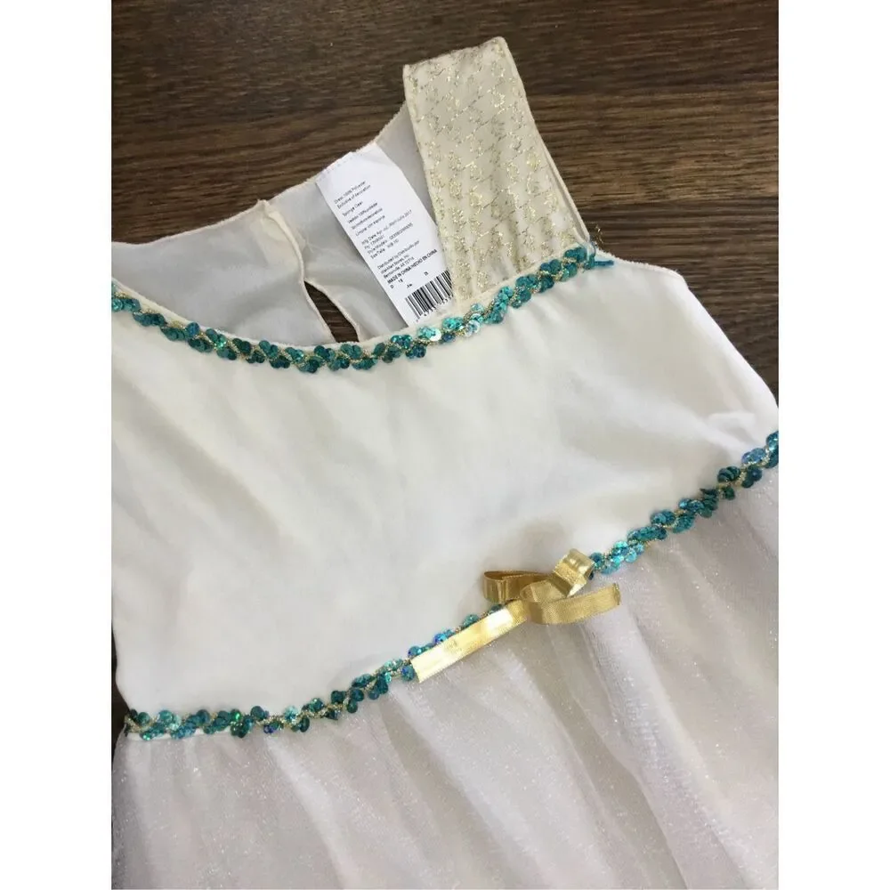 Girls M(8-10) Greek Goddess Halloween Dress-up Costume